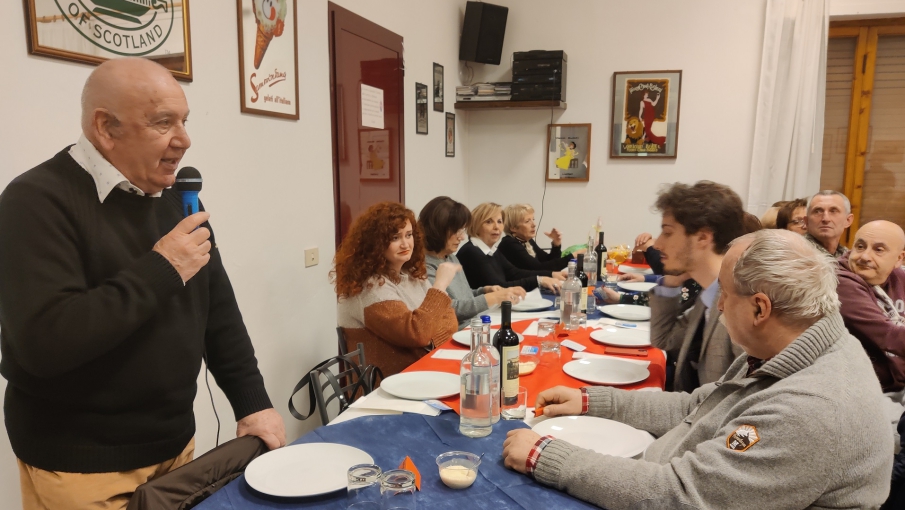 Calcit, pieno successo della cena solidale al Circolo Arci Stecco