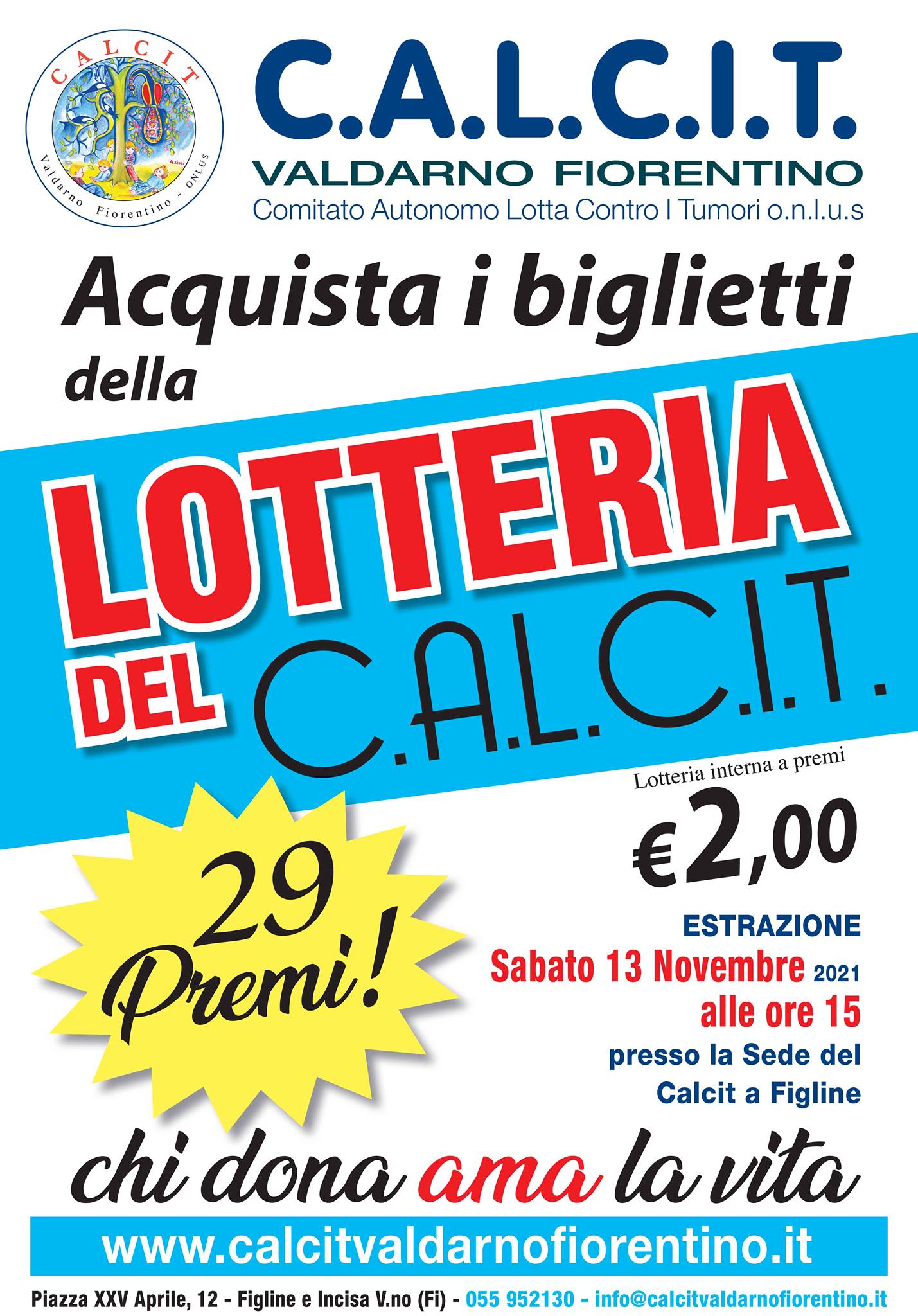I biglietti vincenti della Lotteria 2021