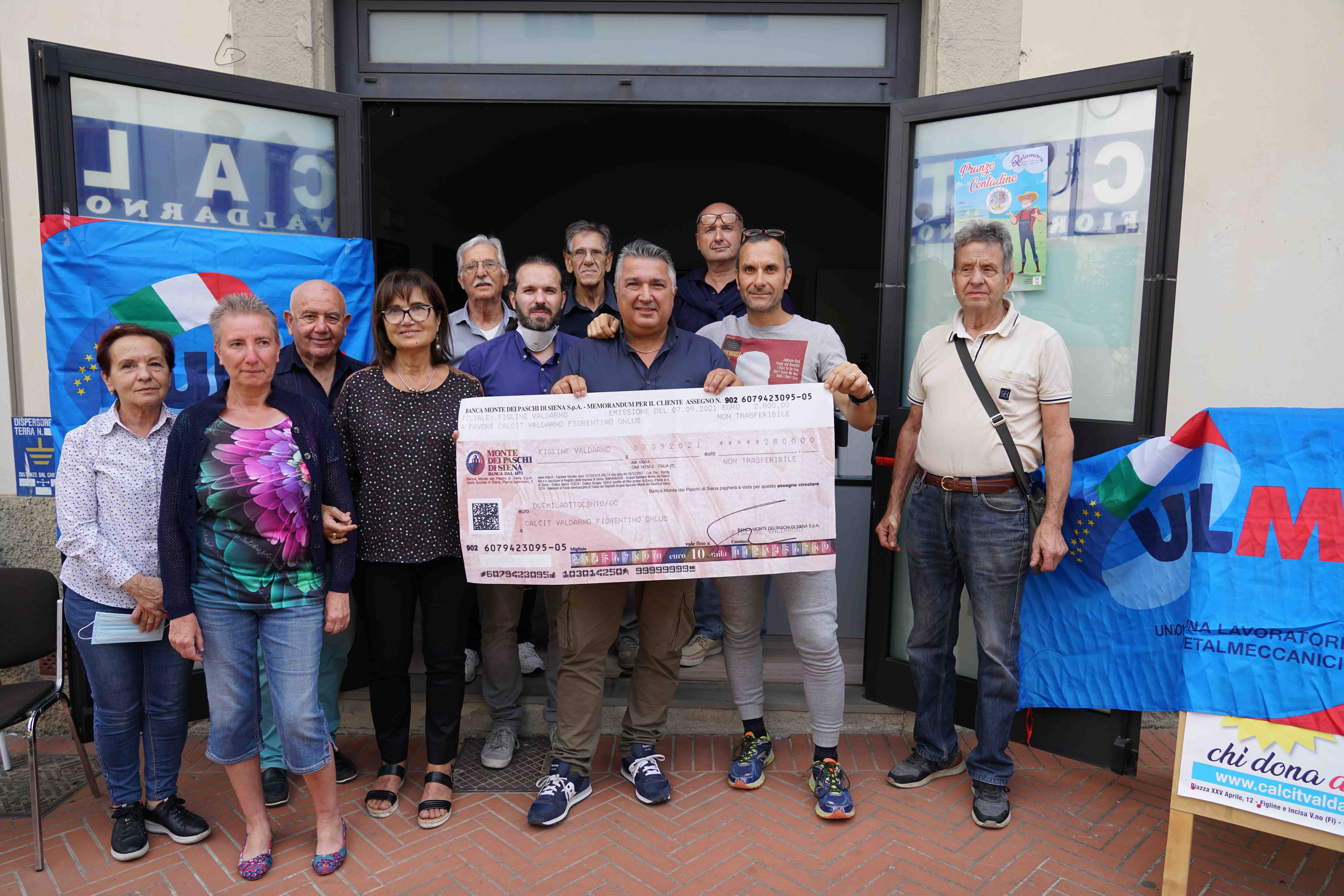 La UILM Bekaert a sostegno del Calcit Valdarno Fiorentino