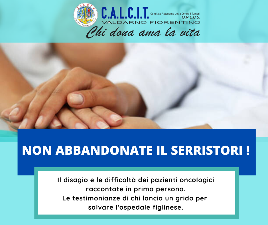 Lettera del Calcit V.no F.no in merito all'Ospedale Serristori e iniziativa social