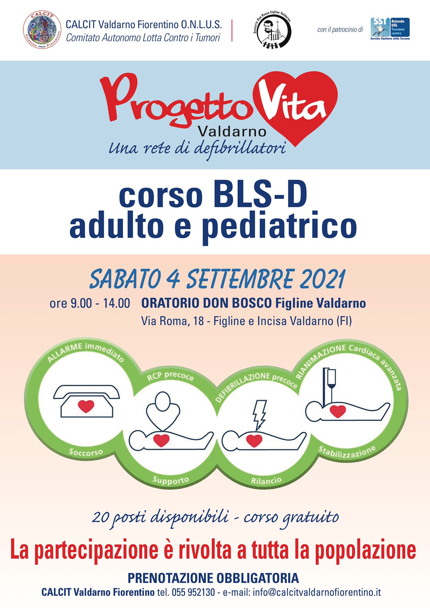 Corso di Primo soccorso a settembre